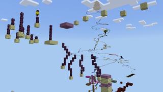 Screenshot of the Minecraft Bedrock Marketplace product ONLY UP! created by Pickaxe Studios.