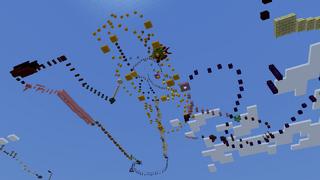 Screenshot of the Minecraft Bedrock Marketplace product ONLY UP! created by Pickaxe Studios.