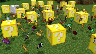 Screenshot of the Minecraft Bedrock Marketplace product ORIGINAL LUCKY BLOCK! created by Pickaxe Studios.