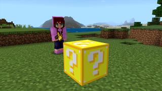 Screenshot of the Minecraft Bedrock Marketplace product ORIGINAL LUCKY BLOCK! created by Pickaxe Studios.
