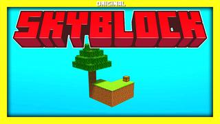 Thumbnail of the Minecraft Bedrock Marketplace product ORIGINAL SKYBLOCK! created by Pickaxe Studios.