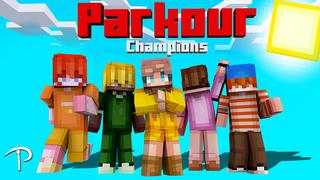 Thumbnail of the Minecraft Bedrock Marketplace product Parkour Champions created by Pickaxe Studios.