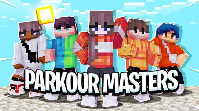 Thumbnail of the Minecraft Bedrock Marketplace product PARKOUR MASTERS created by Pickaxe Studios.