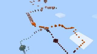 Screenshot of the Minecraft Bedrock Marketplace product PARKOUR created by Pickaxe Studios.