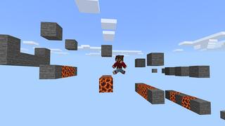 Screenshot of the Minecraft Bedrock Marketplace product PARKOUR created by Pickaxe Studios.