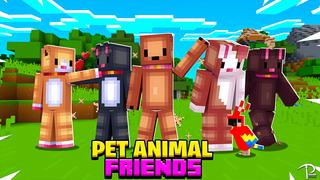 Thumbnail of the Minecraft Bedrock Marketplace product Pet Animal Friends created by Pickaxe Studios.