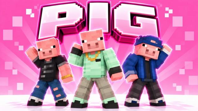 Thumbnail of the Minecraft Bedrock Marketplace product Pig created by Pickaxe Studios.