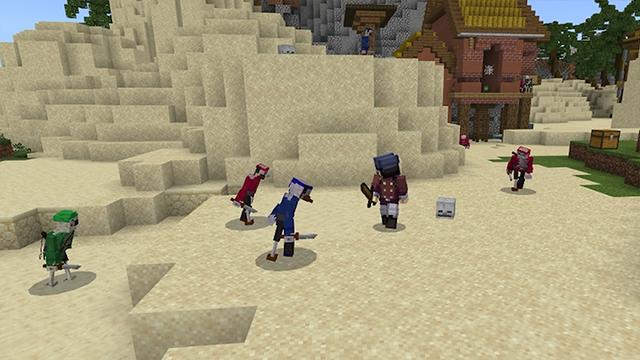 Screenshot of the Minecraft Bedrock Marketplace product Pirate World created by Pickaxe Studios.