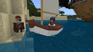 Screenshot of the Minecraft Bedrock Marketplace product Pirate World created by Pickaxe Studios.