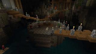 Screenshot of the Minecraft Bedrock Marketplace product Pirate World created by Pickaxe Studios.
