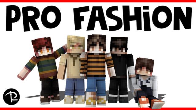 Thumbnail of the Minecraft Bedrock Marketplace product Pro Fashion created by Pickaxe Studios.