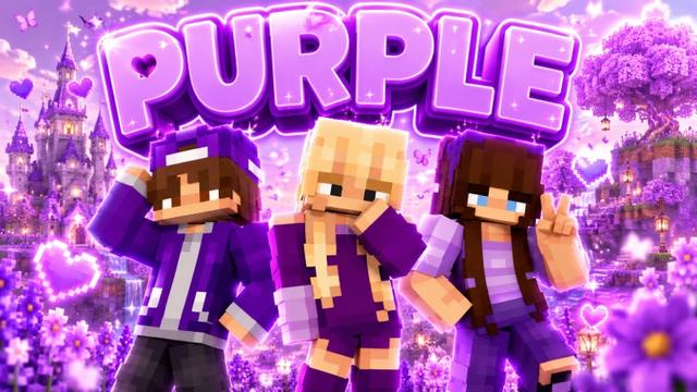 Thumbnail of the Minecraft Bedrock Marketplace product Purple! created by Pickaxe Studios.