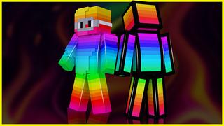 Thumbnail of the Minecraft Bedrock Marketplace product RAINBOW GODS created by Pickaxe Studios.