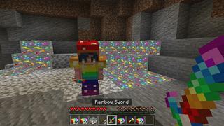 Screenshot of the Minecraft Bedrock Marketplace product Rainbow Ore Roleplay! created by Pickaxe Studios.