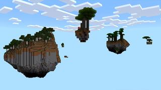 Screenshot of the Minecraft Bedrock Marketplace product RANDOM DROPS Skyblock! created by Pickaxe Studios.