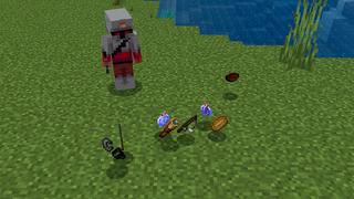 Screenshot of the Minecraft Bedrock Marketplace product Random Drops Survival created by Pickaxe Studios.