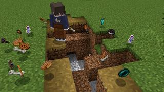 Screenshot of the Minecraft Bedrock Marketplace product Random Drops created by Pickaxe Studios.
