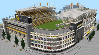 Screenshot of the Minecraft Bedrock Marketplace product REALISTIC CITY created by Pickaxe Studios.