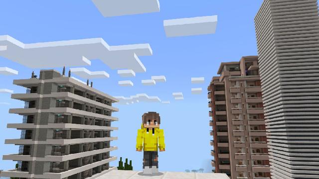 Screenshot of the Minecraft Bedrock Marketplace product REALISTIC CITY created by Pickaxe Studios.
