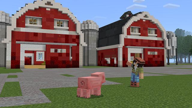 Screenshot of the Minecraft Bedrock Marketplace product Realistic Farm created by Pickaxe Studios.