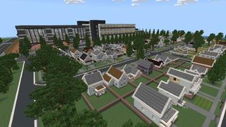 Screenshot of the Minecraft Bedrock Marketplace product Realistic School created by Pickaxe Studios.