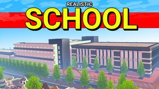 Thumbnail of the Minecraft Bedrock Marketplace product École réaliste created by Pickaxe Studios.