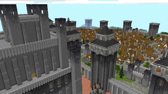 Screenshot of the Minecraft Bedrock Marketplace product REALISTIC VILLAGE created by Pickaxe Studios.