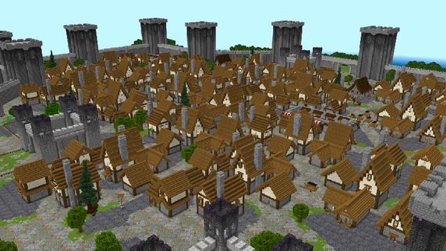 Screenshot of the Minecraft Bedrock Marketplace product REALISTIC VILLAGE created by Pickaxe Studios.