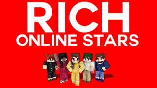 Thumbnail of the Minecraft Bedrock Marketplace product RICH ONLINE STARS created by Pickaxe Studios.