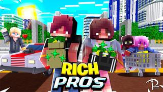 Thumbnail of the Minecraft Bedrock Marketplace product RICH PROS created by Pickaxe Studios.