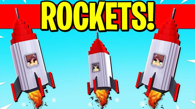 Thumbnail of the Minecraft Bedrock Marketplace product ROCKETS! created by Pickaxe Studios.