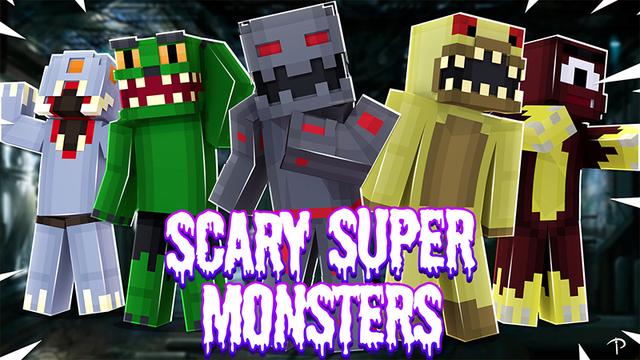 Thumbnail of the Minecraft Bedrock Marketplace product Scary Super Monsters created by Pickaxe Studios.