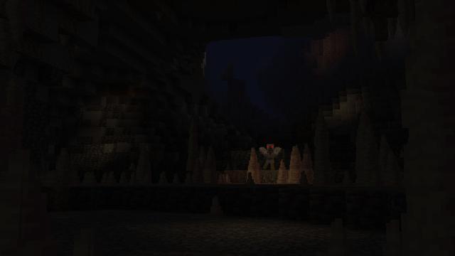 Screenshot of the Minecraft Bedrock Marketplace product SCARY Add-On created by Pickaxe Studios.