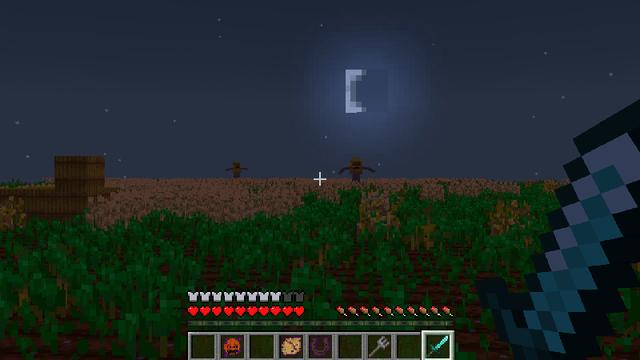 Screenshot of the Minecraft Bedrock Marketplace product SCARY Add-On created by Pickaxe Studios.
