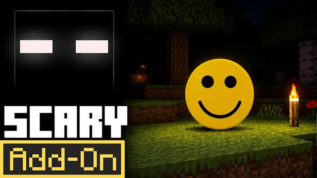 Thumbnail of the Minecraft Bedrock Marketplace product SCARY Add-On created by Pickaxe Studios.