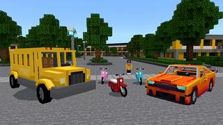 Screenshot of the Minecraft Bedrock Marketplace product School Furniture! created by Pickaxe Studios.