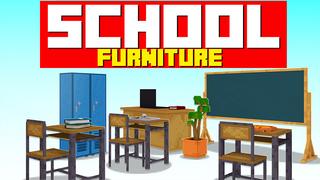 Thumbnail of the Minecraft Bedrock Marketplace product School Furniture! created by Pickaxe Studios.