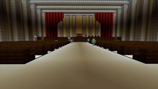 Screenshot of the Minecraft Bedrock Marketplace product School World created by Pickaxe Studios.