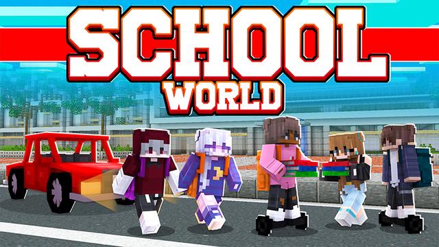 Thumbnail of the Minecraft Bedrock Marketplace product School World created by Pickaxe Studios.