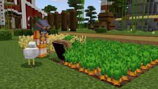 Screenshot of the Minecraft Bedrock Marketplace product SECRET FARM BASE created by Pickaxe Studios.