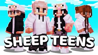 Thumbnail of the Minecraft Bedrock Marketplace product Sheep Teens! created by Pickaxe Studios.