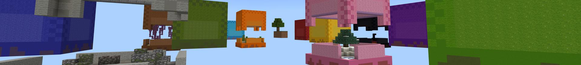 Panorama of the Minecraft Bedrock Marketplace product Shulker Skyblock created by Pickaxe Studios.