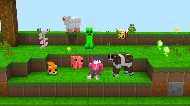 Screenshot of the Minecraft Bedrock Marketplace product Simple Texture Pack created by Pickaxe Studios.