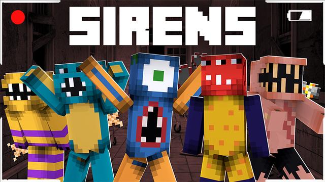 Thumbnail of the Minecraft Bedrock Marketplace product Sirens created by Pickaxe Studios.
