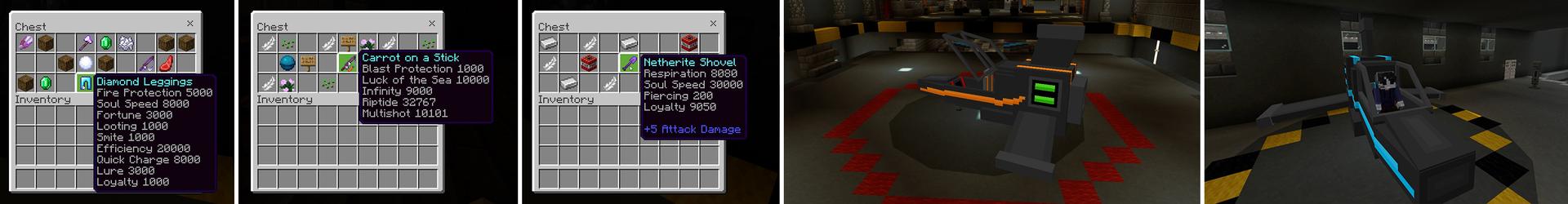 Panorama of the Minecraft Bedrock Marketplace product Sky Base: Hacker Tools created by Pickaxe Studios.