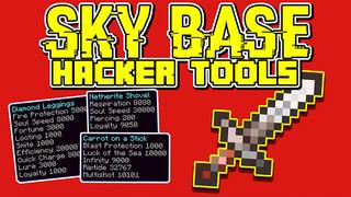 Thumbnail of the Minecraft Bedrock Marketplace product Sky Base : Outils de piratage created by Pickaxe Studios.