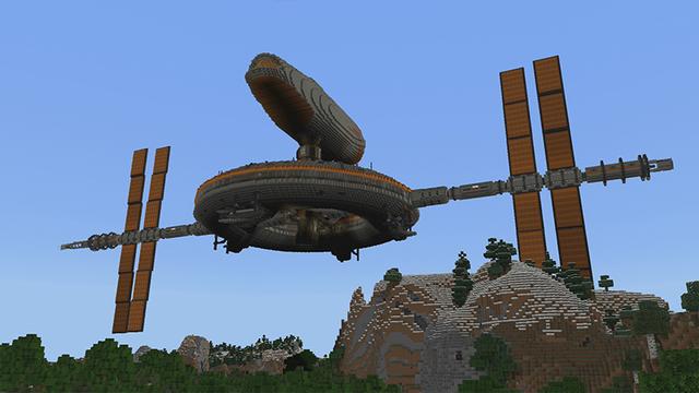 Screenshot of the Minecraft Bedrock Marketplace product SKY BASE created by Pickaxe Studios.