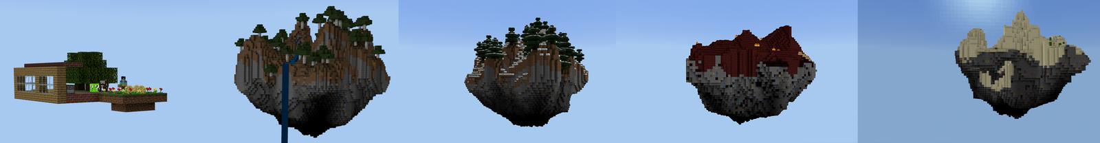 Panorama of the Minecraft Bedrock Marketplace product SKY BLOCK 1 BLOCK! created by Pickaxe Studios.