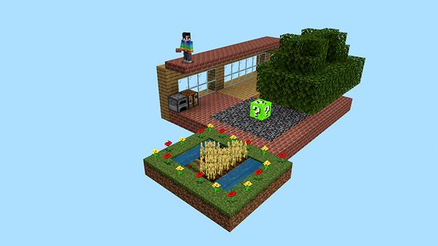 Screenshot of the Minecraft Bedrock Marketplace product SKY BLOCK 1 BLOCK! created by Pickaxe Studios.