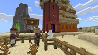 Screenshot of the Minecraft Bedrock Marketplace product Sky Block Island created by Pickaxe Studios.